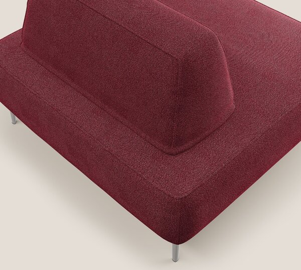 Newton poltrona modulare con schienali movibili T07 rosso