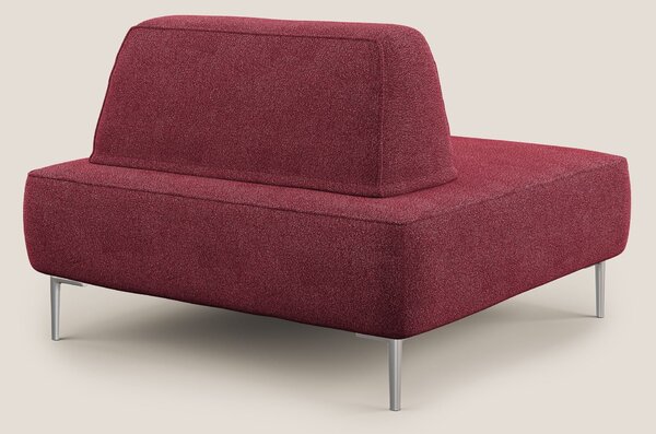 Newton poltrona modulare con schienali movibili T07 rosso
