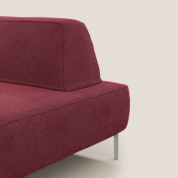 Newton poltrona modulare con schienali movibili T07 rosso
