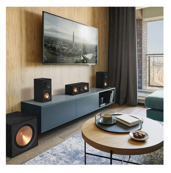 Klipsch R-50M Black Coppia Casse Scaffale 75W 2vie TwTromba2,5 W13,3 BassReflex