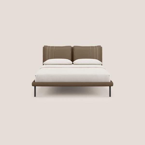 Giselle letto moderno con cuscini testata regolabili con tasche in mic