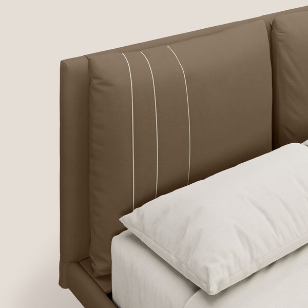 Giselle letto moderno con cuscini testata regolabili con tasche in mic