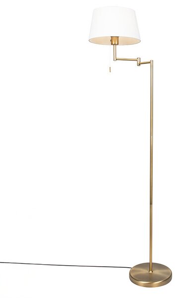 Lampada da terra classica intelligente bronzo con bianco incl. WiFi A60 - Ladas Fix