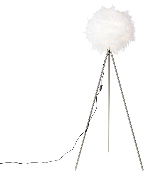 Lampada da terra romantica intelligente bianca incl. Wifi A60 - Feather