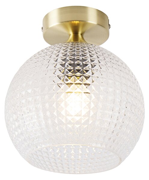 Lampada da soffitto Art Déco intelligente in ottone con Wi-Fi A60 - Sphere