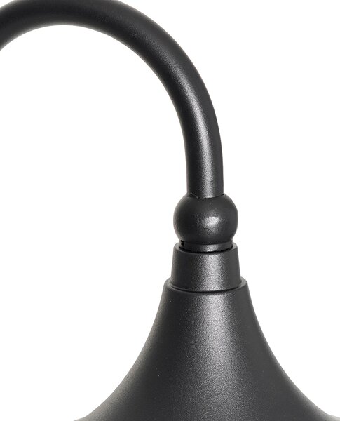 Lanterna da esterno intelligente nera 125 cm IP44 incl. Wifi A60 - Daphne