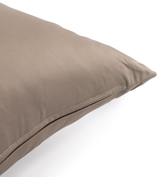 Cuscino Arredo 50X50 Raso TORTORA Raso Di Cotone Caleffi