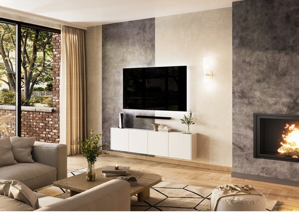 Mobile TV bianco 183x45 cm Piana - Germania