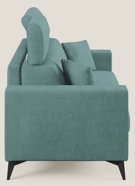 Pegaso divano letto con poggiatesta reclinabili e rivestimento T02 pet