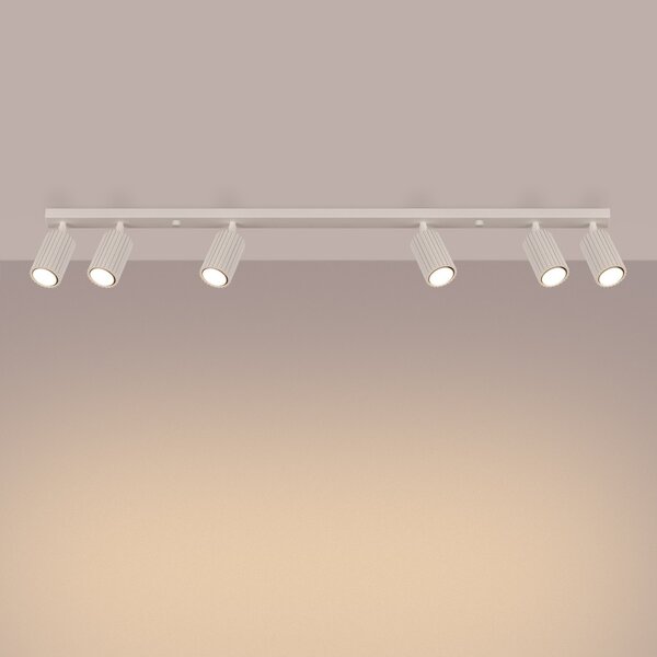 Applique da soffitto KARBON 6L in Alluminio 6xGU10
