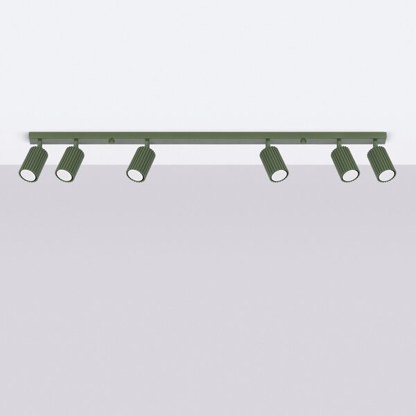 Applique da soffitto KARBON 6L in Alluminio 6xGU10