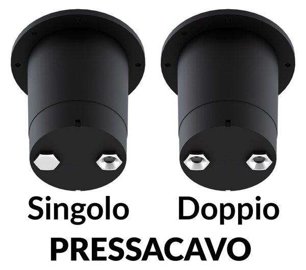Faretto Calpestabile GU10 Bidirezionale IP66 - Doppio pressacavo