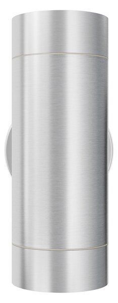 Applique Cilindrica Bidirezionale IP65 GU10 Inox Colore Inox