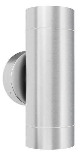 Applique Cilindrica Bidirezionale IP65 GU10 Inox Colore Inox