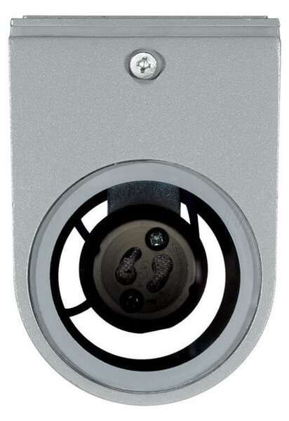 Applique da Esterno Bidirezione IP65 GU10 Stondata - Grigio