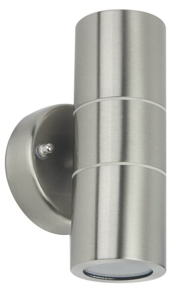 Applique Cilindrica Bidirezionale IP65 GU10 Inox Colore Inox
