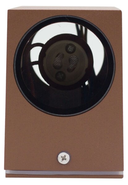 Applique Rettangolare Bidirezionale IP65 - GU10 Corten