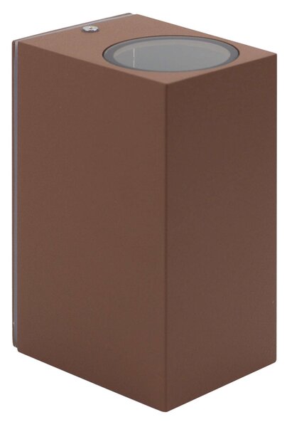 Applique Rettangolare Bidirezionale IP65 - GU10 Corten