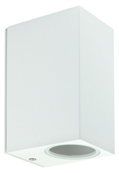 Applique Rettangolare Bidirezionale IP65 - GU10 Bianco