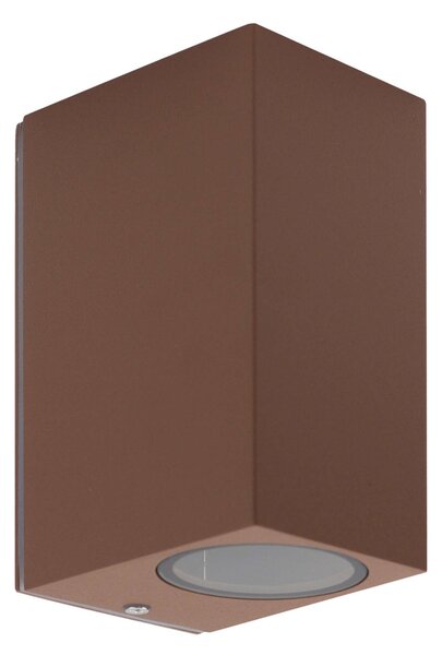 Applique Rettangolare Bidirezionale IP65 - GU10 Corten