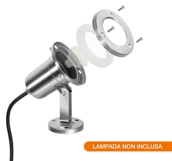 Faro ad immersione Orientabile per piscine e fontane IP68