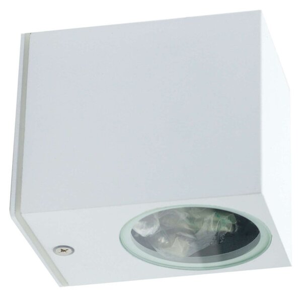 Applique Quadrata Monodirezionale IP65 - GU10 Bianco