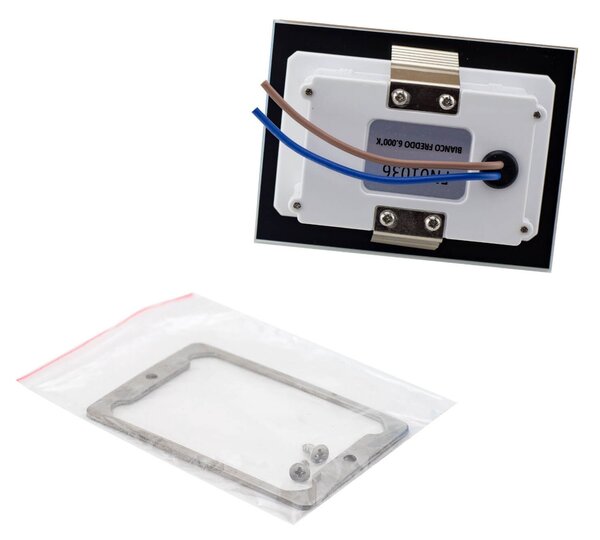 Segnapasso LED per scatola 503 3.5W IP65 Luce Asimmetrica Colore Bianco Freddo 6.000K