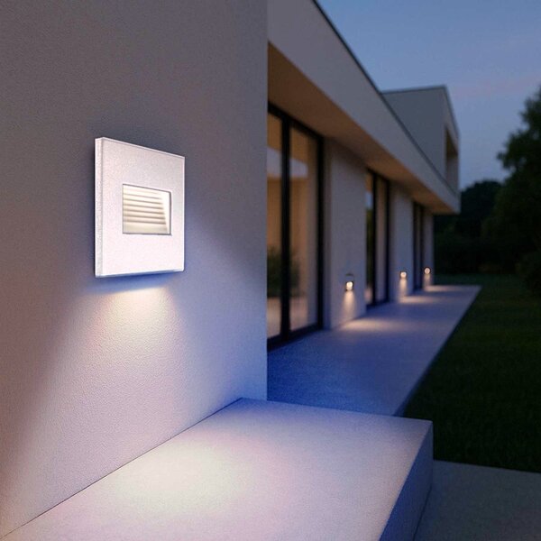Segnapasso LED per scatola 503 3.5W IP65 Luce Asimmetrica Colore Bianco Freddo 6.000K
