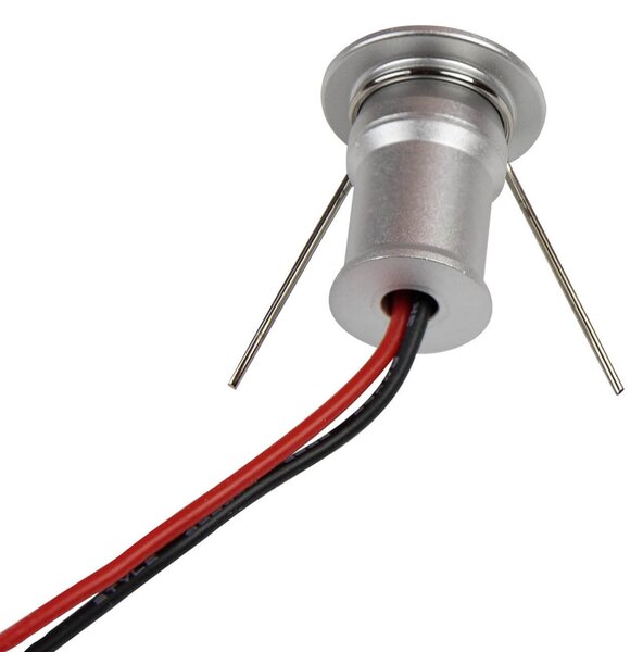 Kit 2 Faretti Segnapasso LED 1W - IP44 Colore Bianco Freddo 6.000K