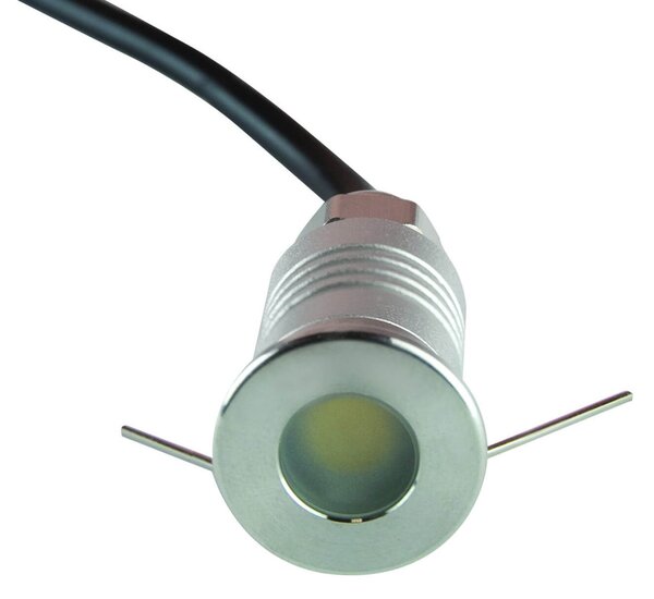 Faretto LED Mini 1W IP67 - PROFESSIONAL da incasso Colore Bianco Naturale 4.000K