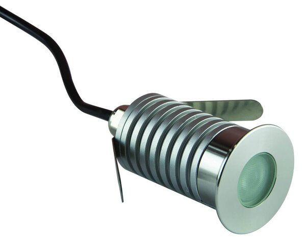 Faretto Segnapasso LED 3W IP67 Acciaio Inox Professional Colore Bianco Naturale 4.000K