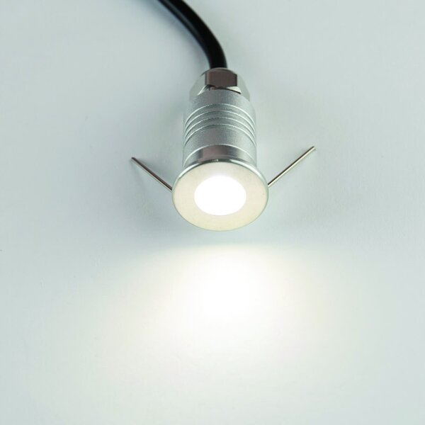 Faretto LED Mini 1W IP67 - PROFESSIONAL da incasso Colore Bianco Naturale 4.000K
