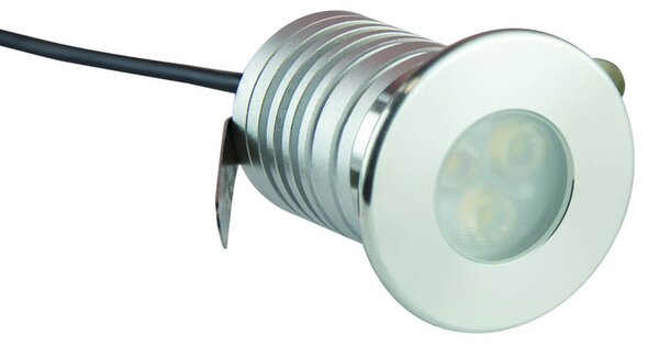 Faretto LED 3W IP68 per Piscine e Fontane Tondo Professional Colore Bianco Naturale 4.000K