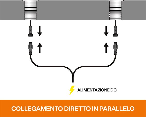 Faretto Segnapasso LED 3W IP67 Acciaio Inox Professional Colore Bianco Freddo 6.000K