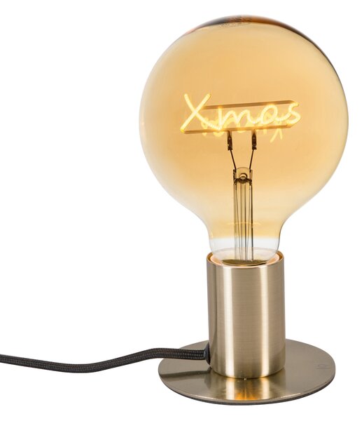 Lampada da tavolo natalizia oro con LED inclusi - Facil