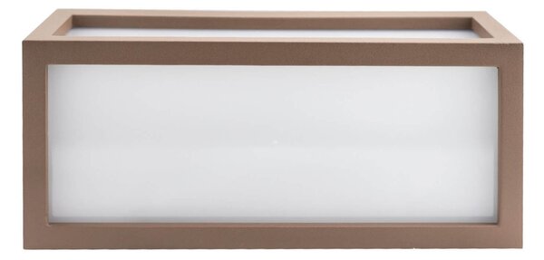 Applique Flute Design - E27 Mattone (Ruggine - Corten)