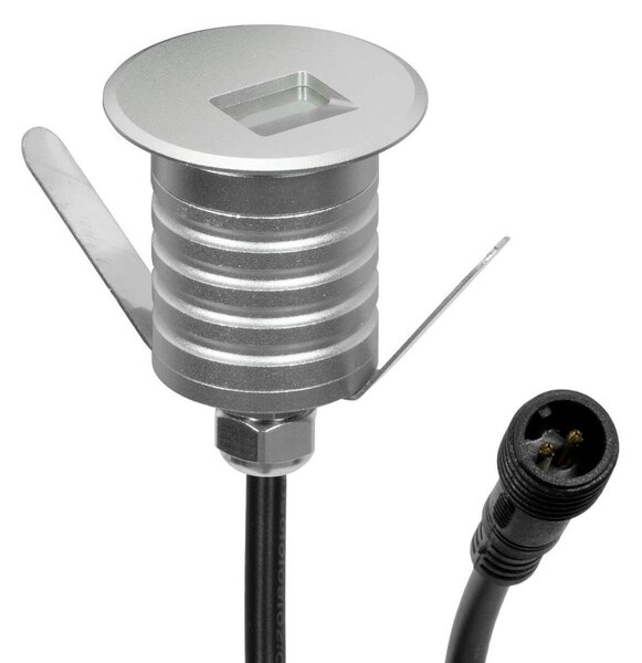 Faretto LED Acciaio 1W IP67 Professional - per Gradini Colore Bianco Naturale 4.000K