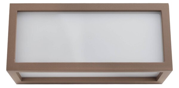 Applique Flute Design - E27 Mattone (Ruggine - Corten)