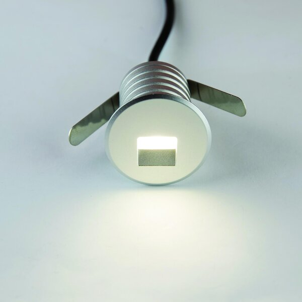 Faretto LED Acciaio 1W IP67 Professional - per Gradini Colore Bianco Naturale 4.000K
