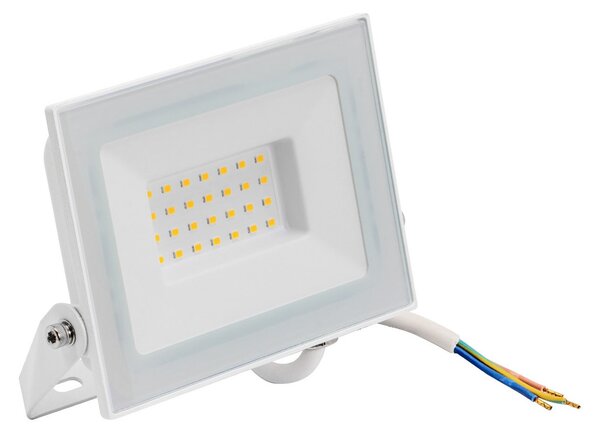 Faro LED 30W Slim Bianco IP65 - con Osram chip LED Colore Bianco Caldo 3.000K