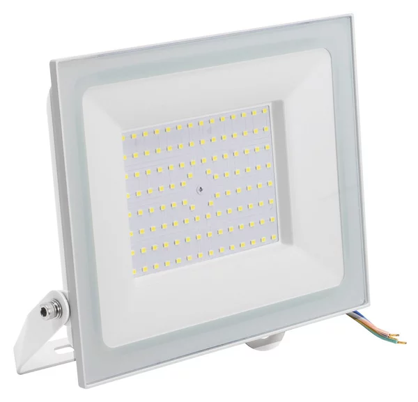 Faro LED 100W Slim Bianco IP65 - con Osram chip LED Colore Bianco Caldo 3.000K