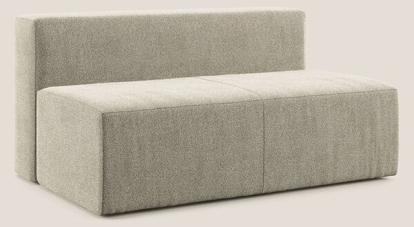 Nettuno modulo centrale maxi in morbido tessuto bouclè T07 beige