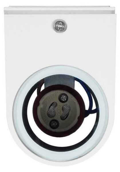 Applique da Esterno Bidirezione IP65 GU10 Stondata - Bianca