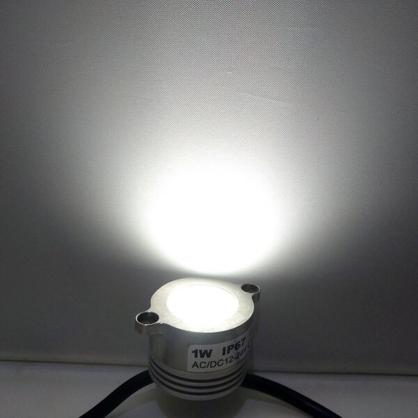 Faretto LED 1W IP67 per Corrimano - Professional Colore Bianco Naturale 4.000K