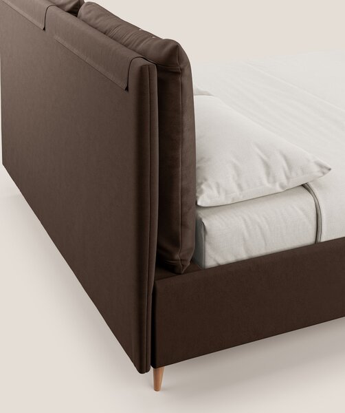 Nathan letto contenitore con cuscini regolabili con tasche in microfib