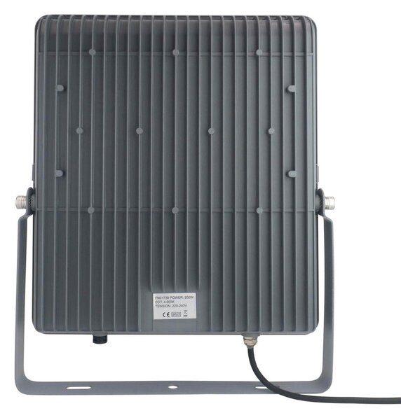 Proiettore LED 200W IP65 145lm/W con Osram chip LED Colore Bianco Freddo 6.000K