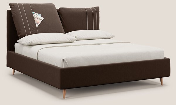 Nathan letto contenitore con cuscini regolabili con tasche in microfib