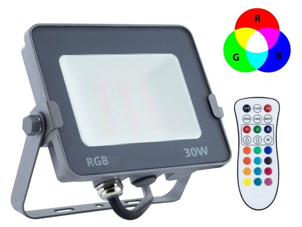 Faro LED 30W RGB IP65 Colore RGB