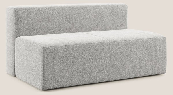 Nettuno modulo centrale maxi in morbido tessuto bouclè T07 grigio