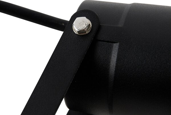 Faretto da esterno smart nero moderno con cavo e spina 200cm incl. WiFi GU10 IP65 - Basic